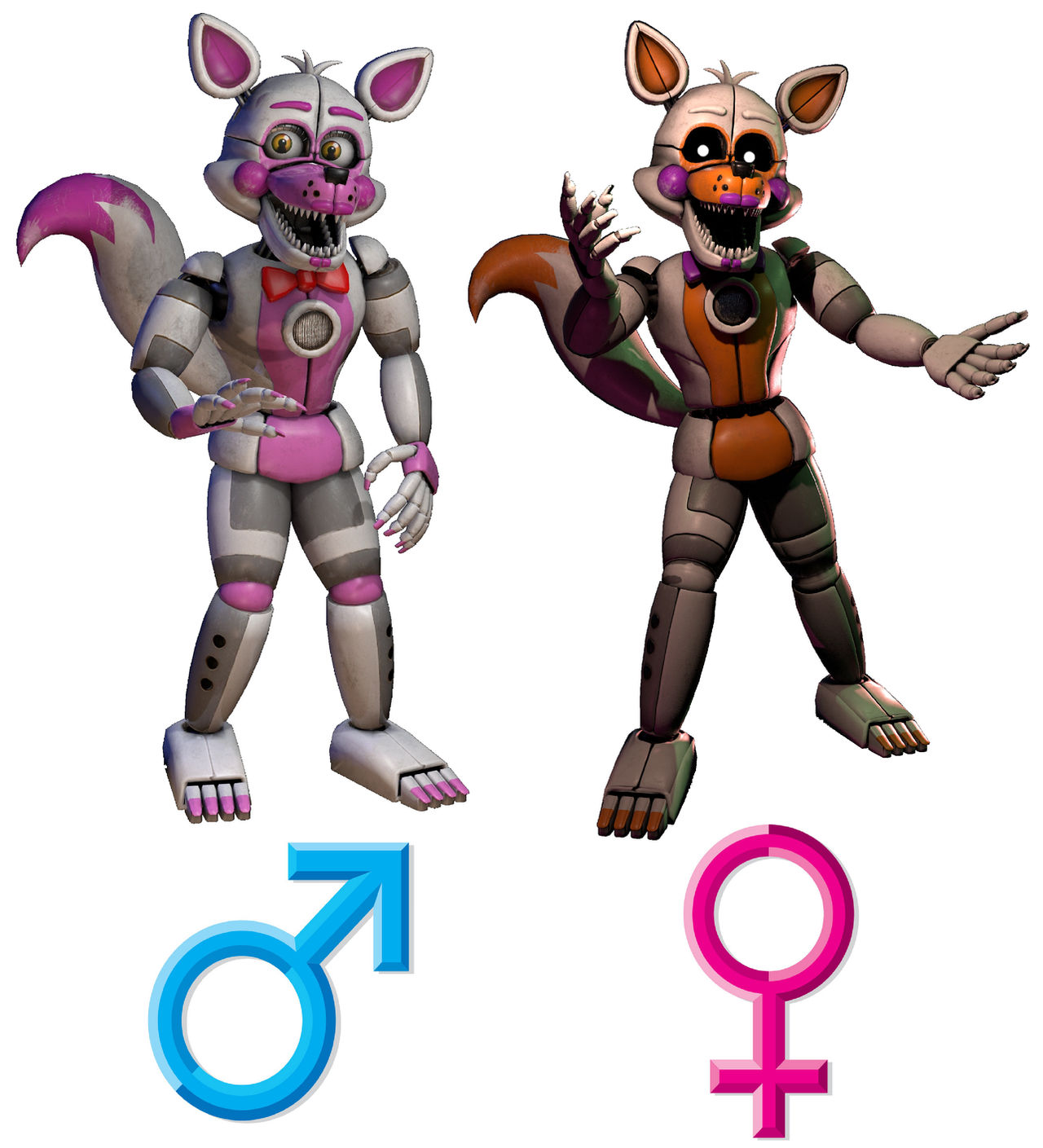 what is funtime foxys gender