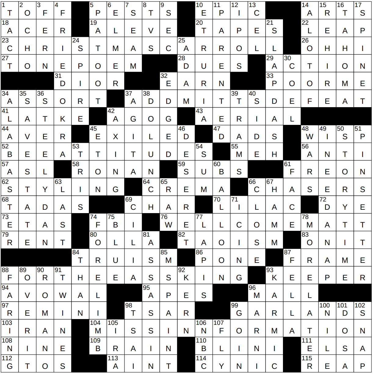 menace crossword clue 6 letters