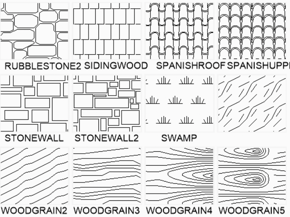 cad hatch patterns free download