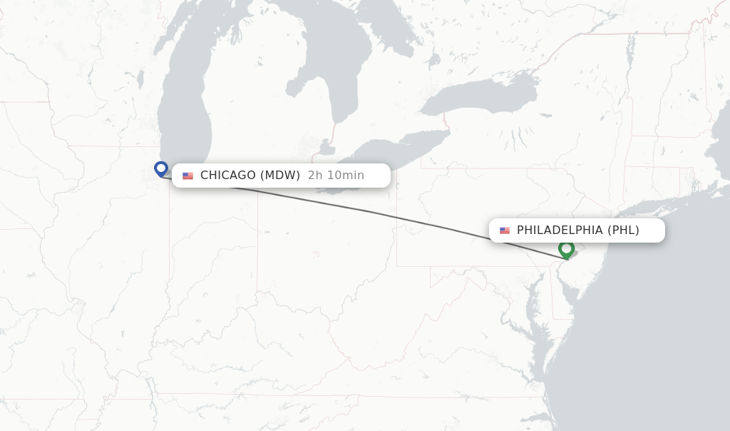 flights from phl to chicago