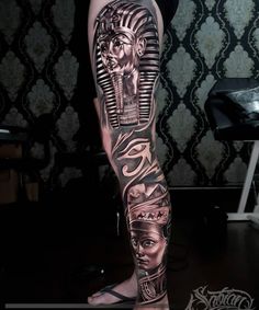 egyptian sleeve tattoo