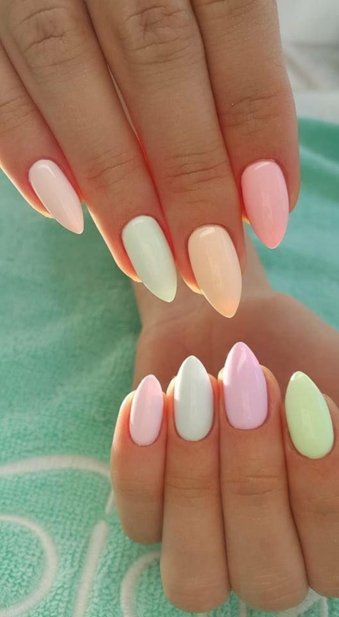 elegantes uñas de verano