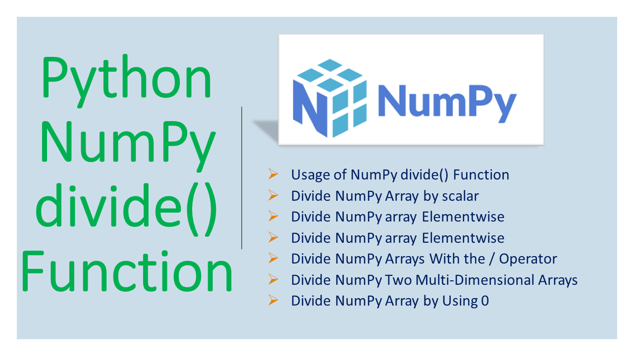 element wise division python