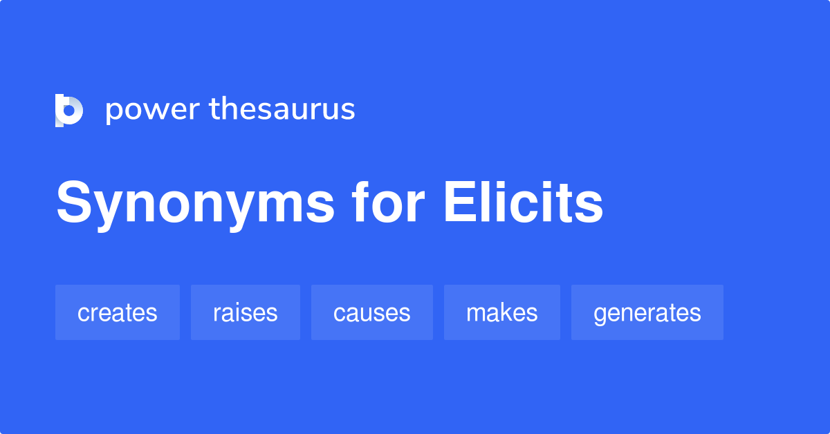 elicit thesaurus