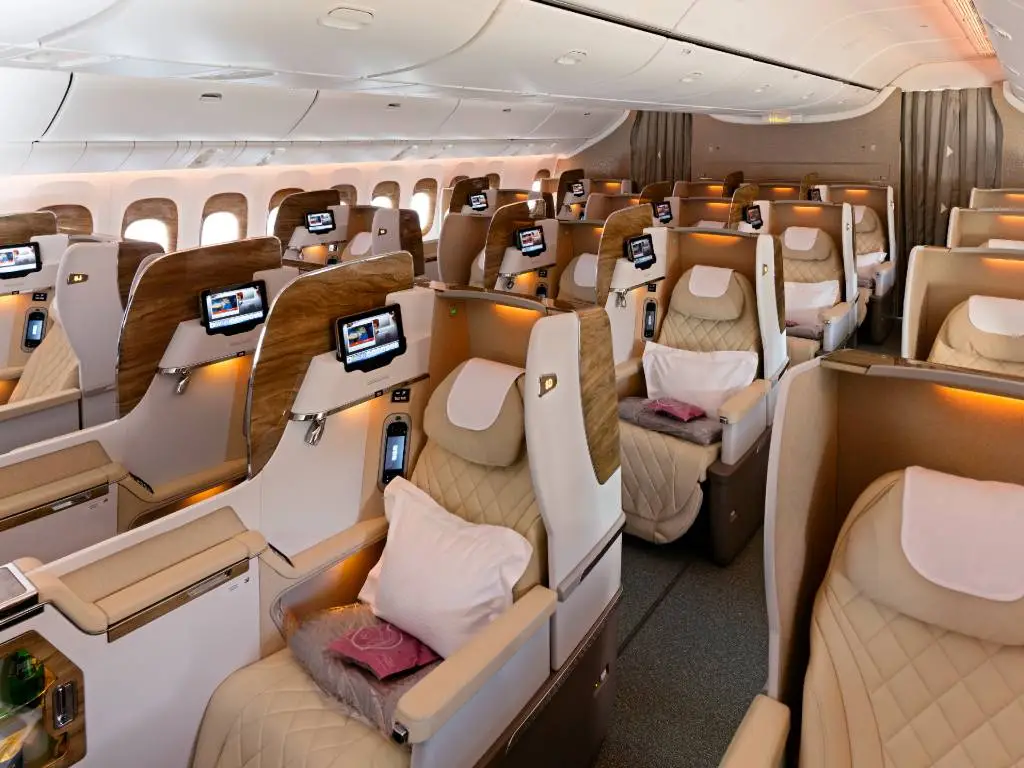 emirates business class offers