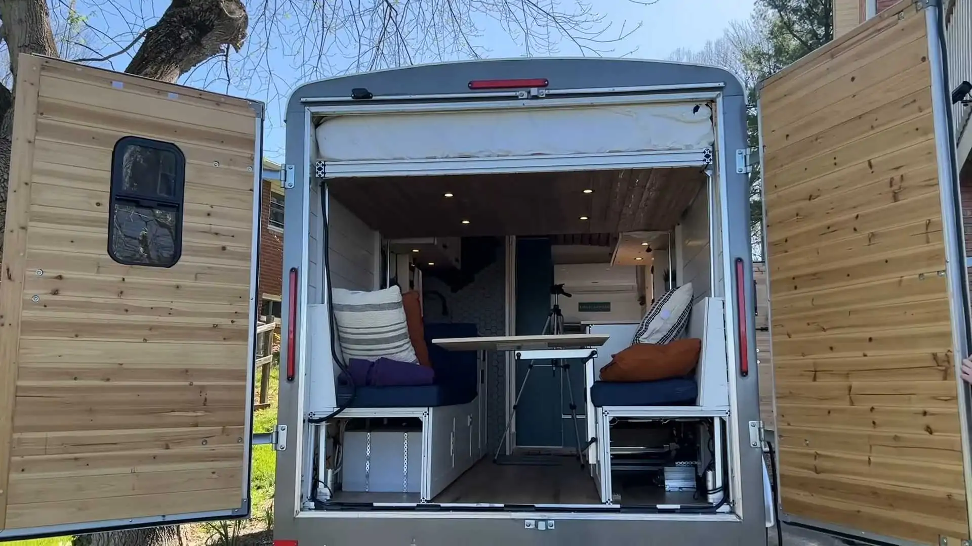 enclosed trailer camper conversion