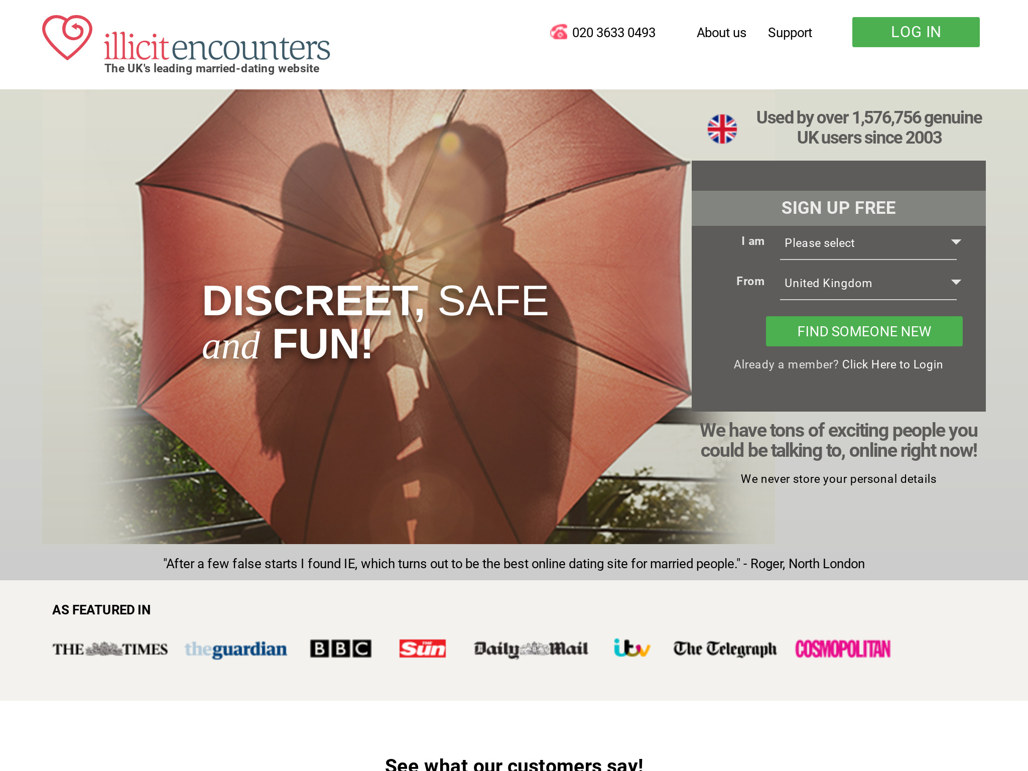 encounters dating website