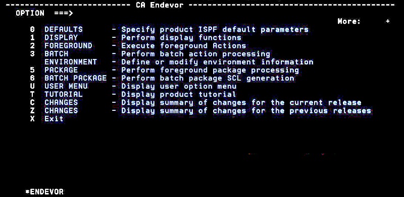 endevor mainframe