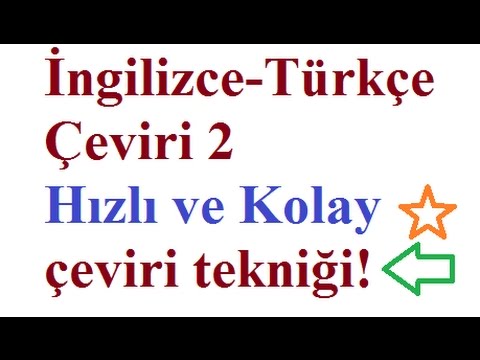 english türkçe çeviri