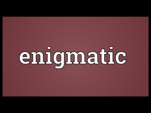 enigmatic meaning in telugu