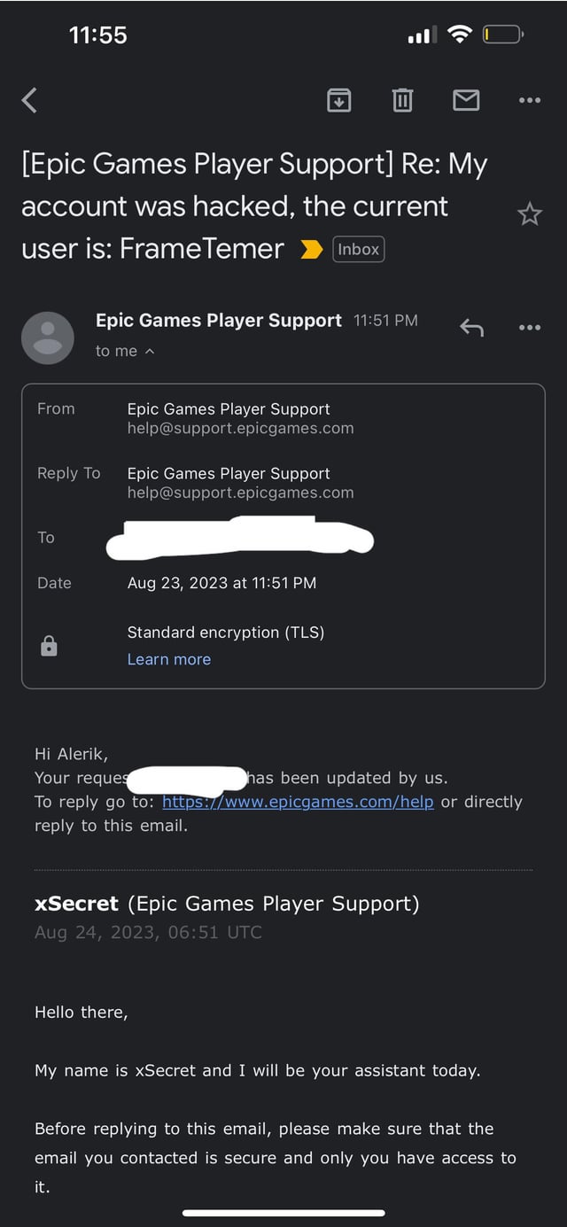 epic games support