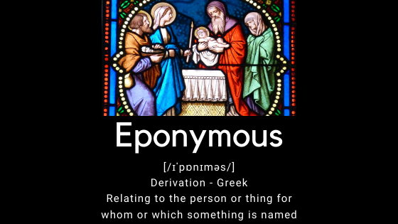 eponymous meaning