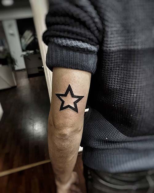 estrellas de tatuajes para hombres