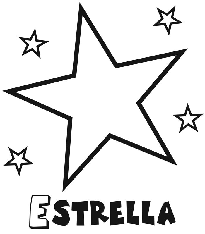 estrellas para colorear e imprimir