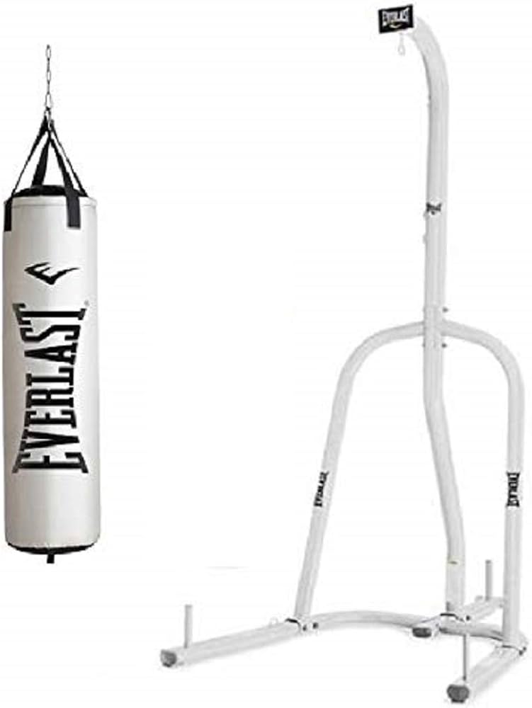 everlast punching bag and stand