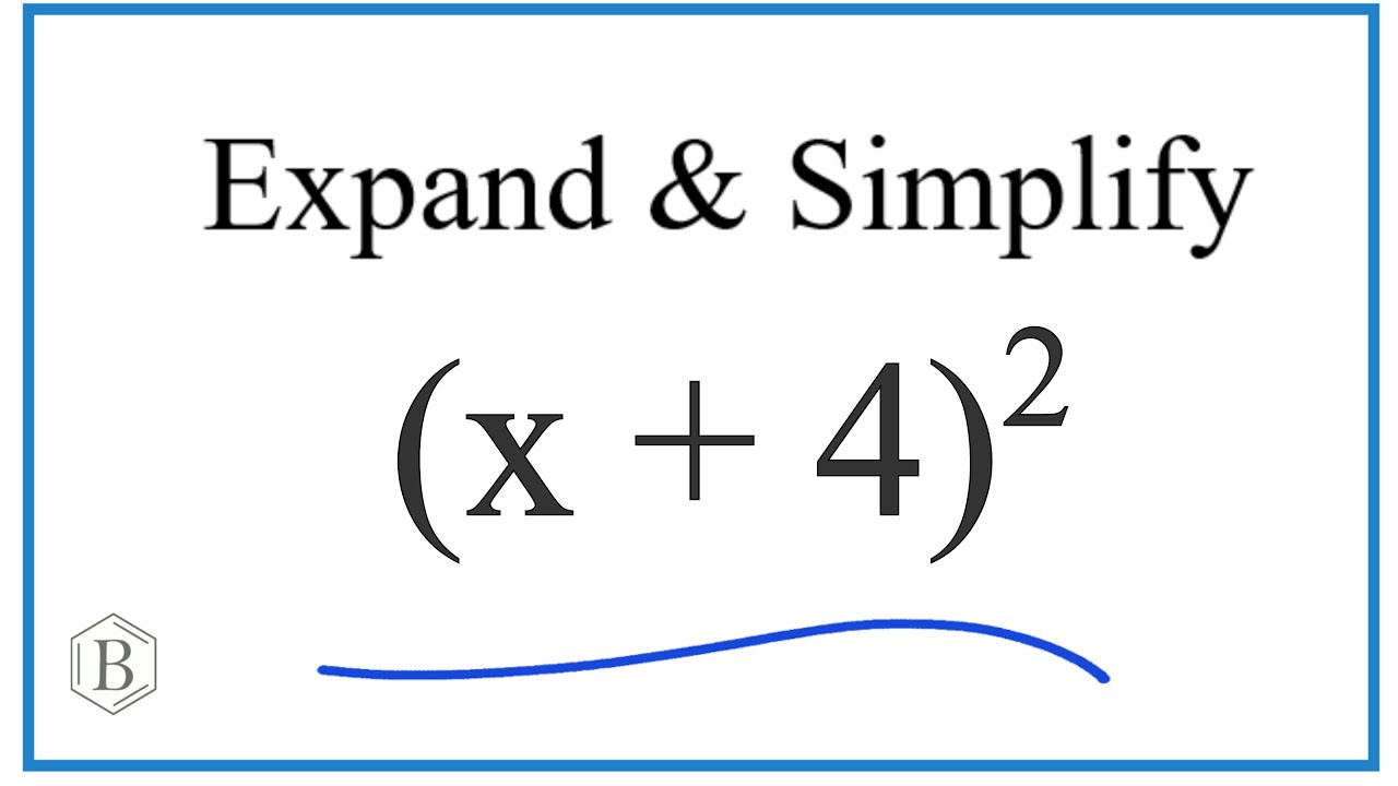 expand and simplify x 4 x 2