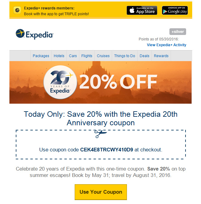 expedia hotel coupons 2017