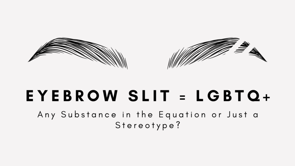 eyebrow slit meaning