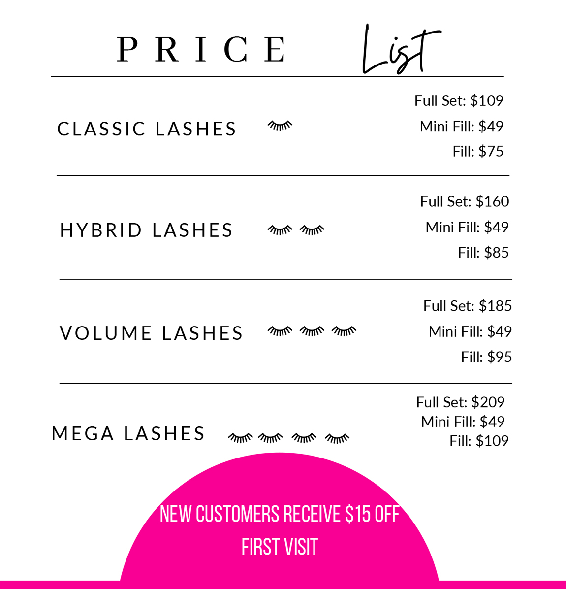 eyelash extensions near me prices