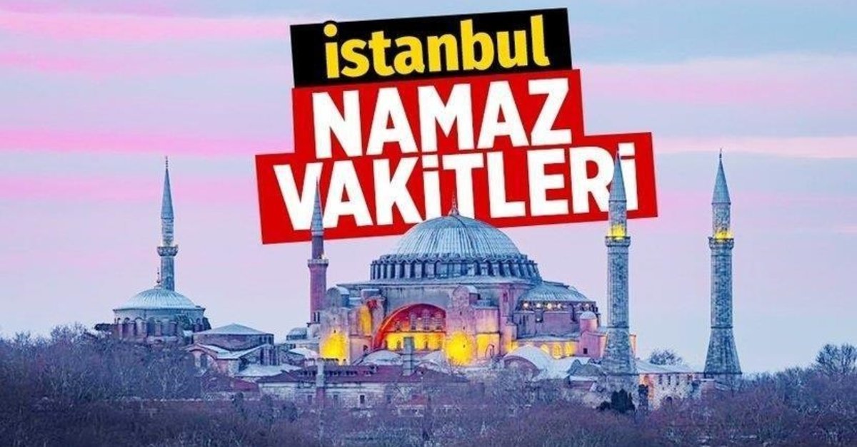 ezan vakitleri istanbul