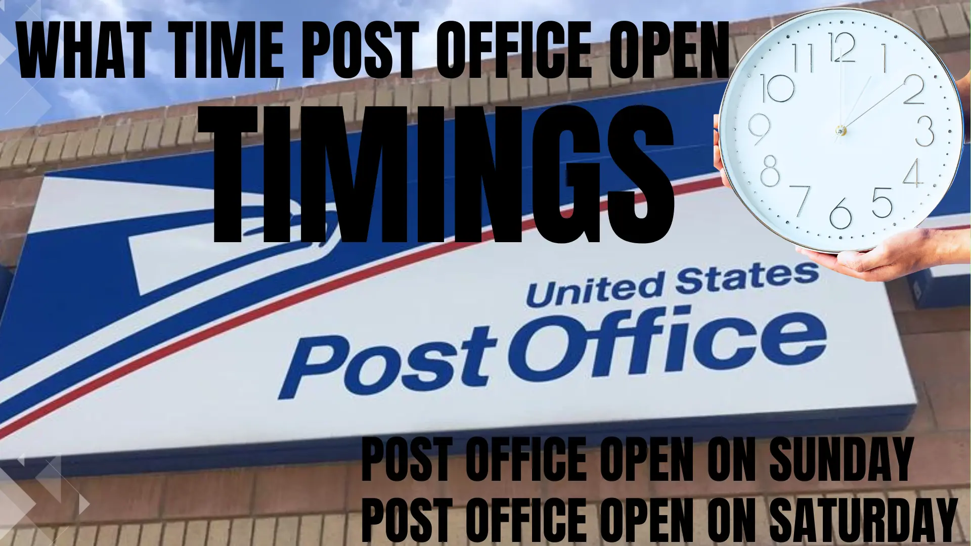 post offices open on saturday