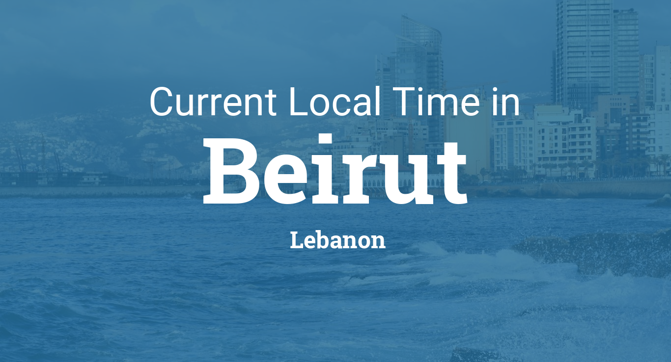 local time in beirut lebanon