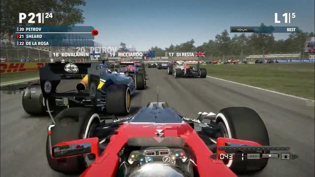 f1 2012 youtube