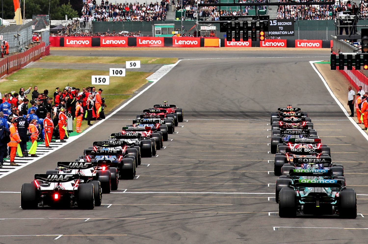 f1 grid start