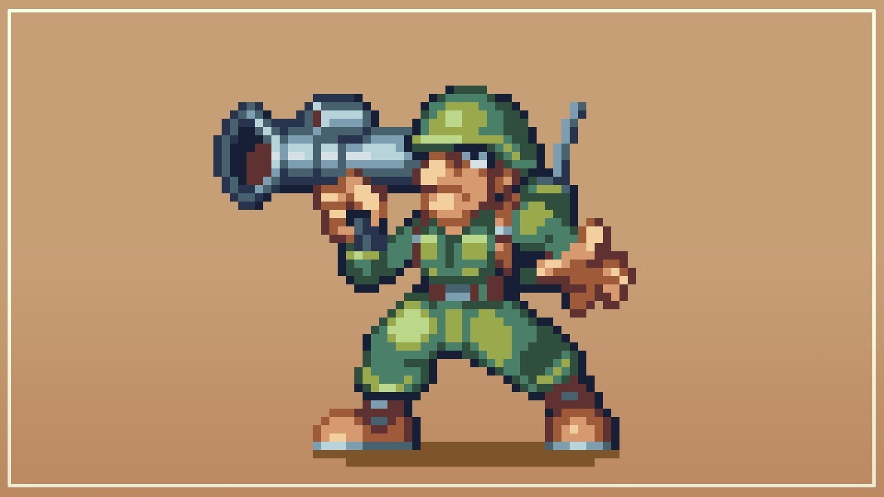 metal slug pixel art