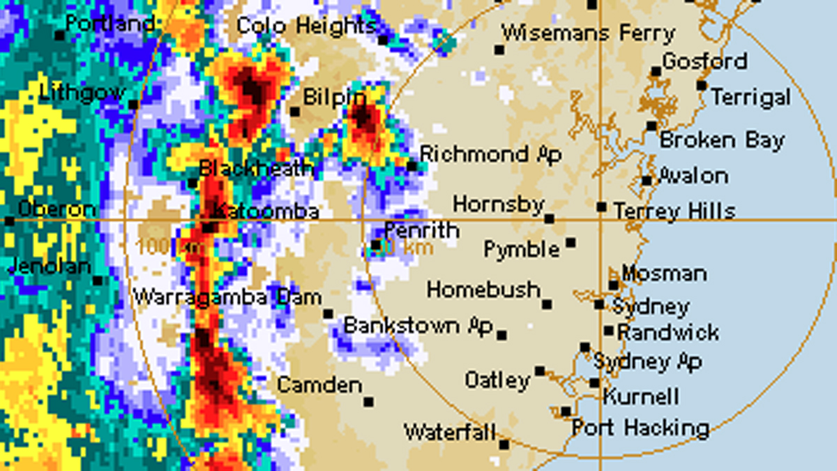 sydney weather radar