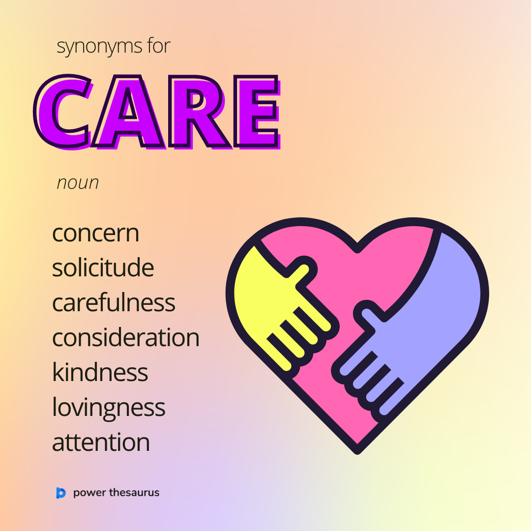synonyms for caring