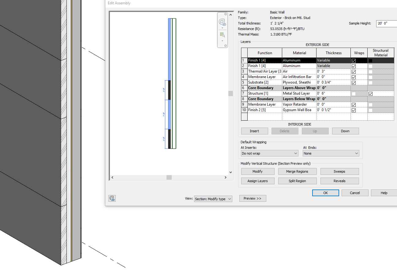 split walls revit