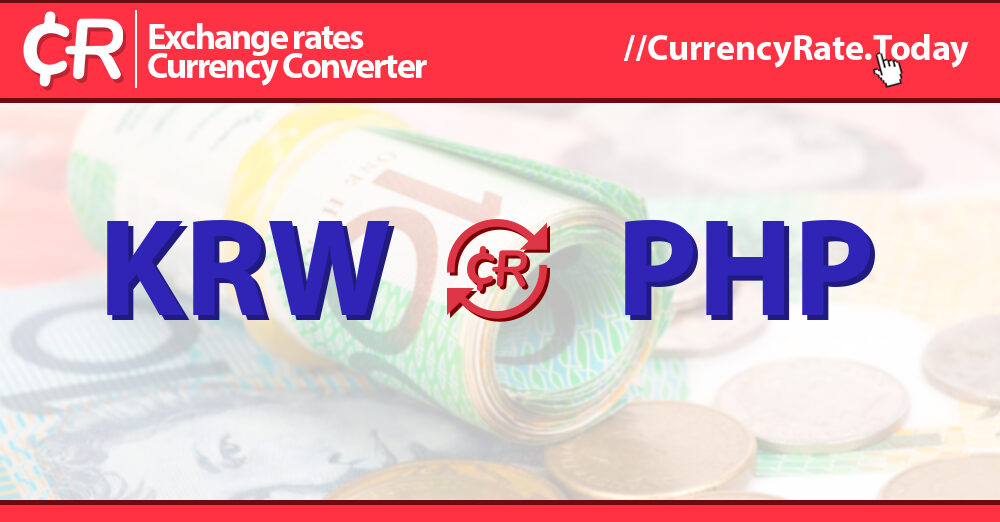 krw to philippine peso