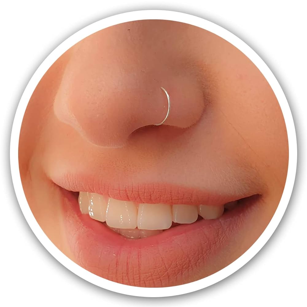 nose piercing ring hoop