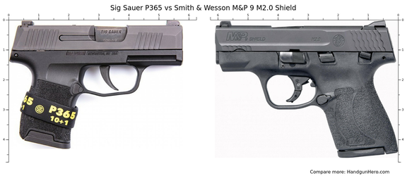 sig sauer p365 vs smith and wesson m&p shield