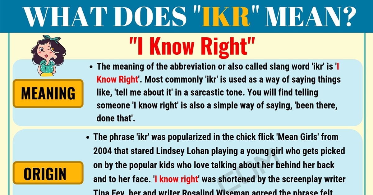 what does ikr stand for