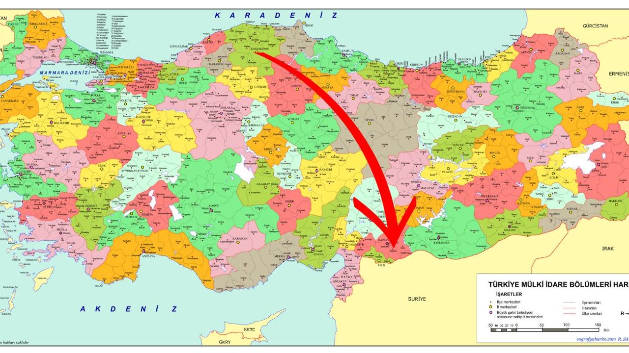 gaziantep kastamonu otobüs seferleri