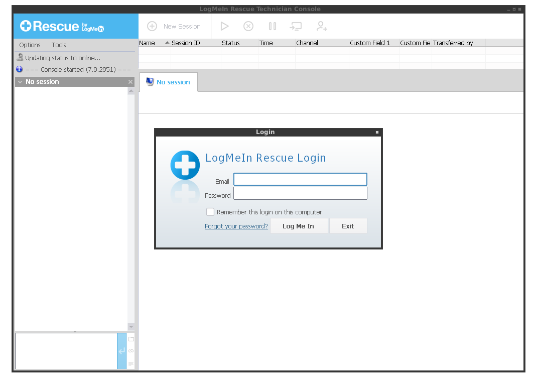 logmein technician console