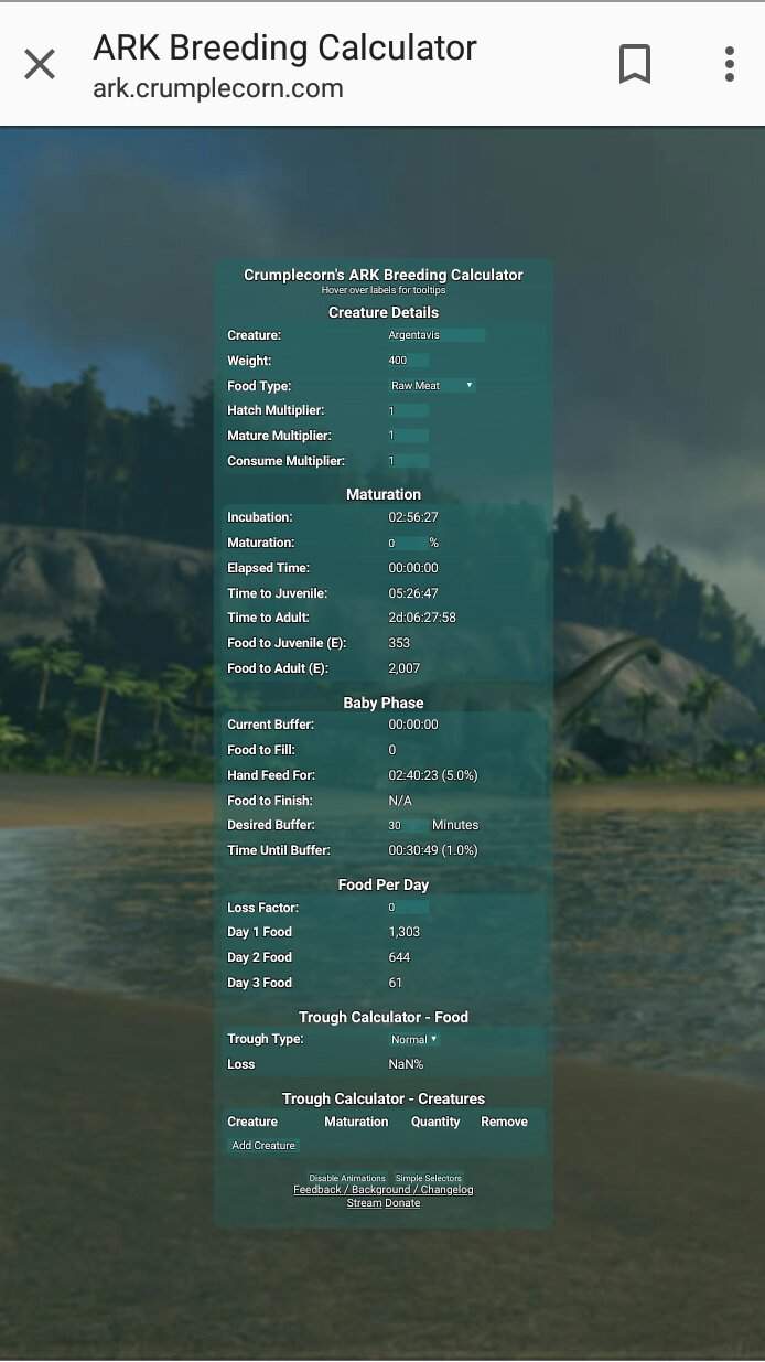 breeding calculator ark
