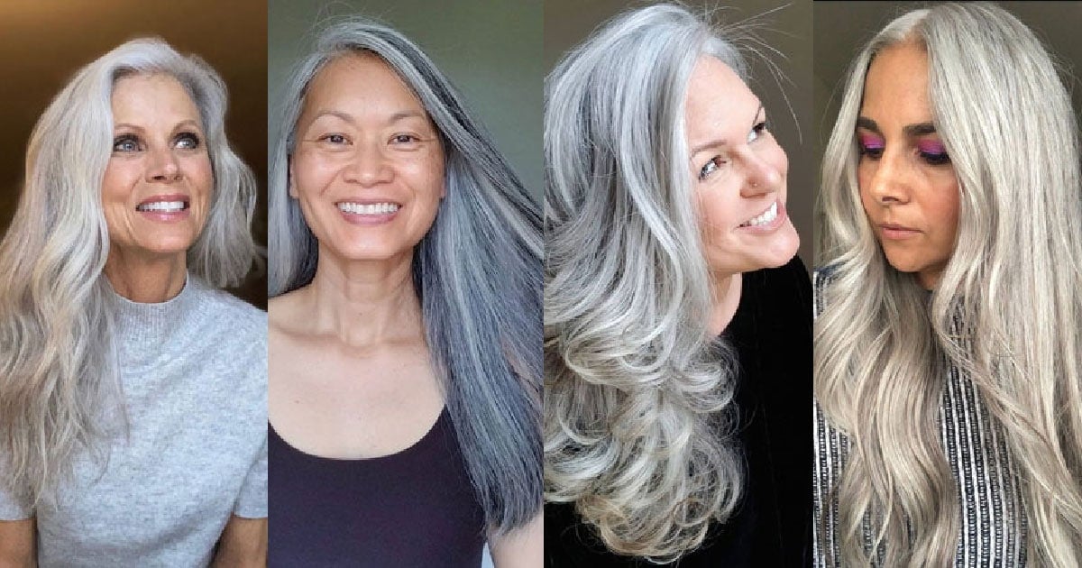 long grey hairstyles