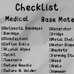 project zomboid to do list