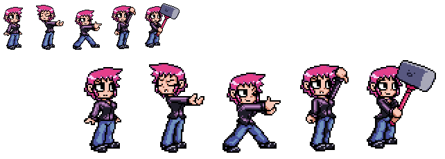 scott pilgrim sprite