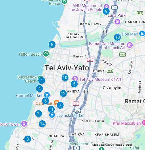 google maps tel aviv