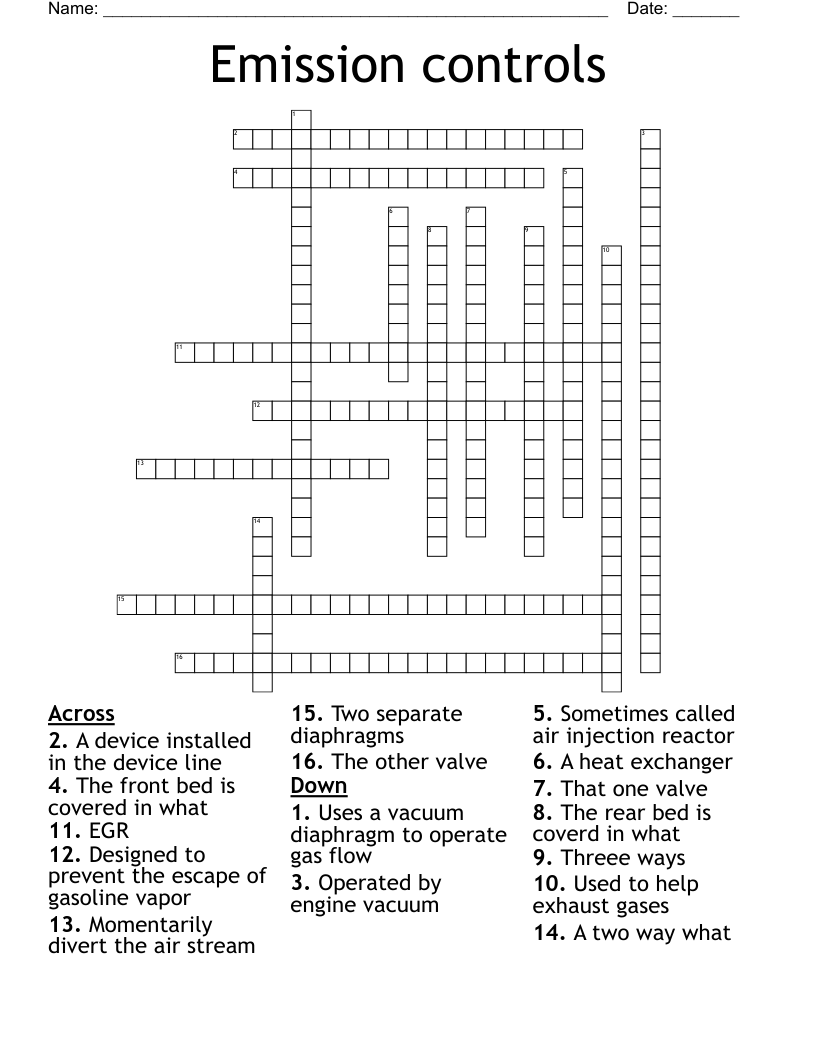 flow control device crossword clue