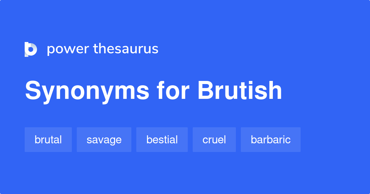 brutish synonym