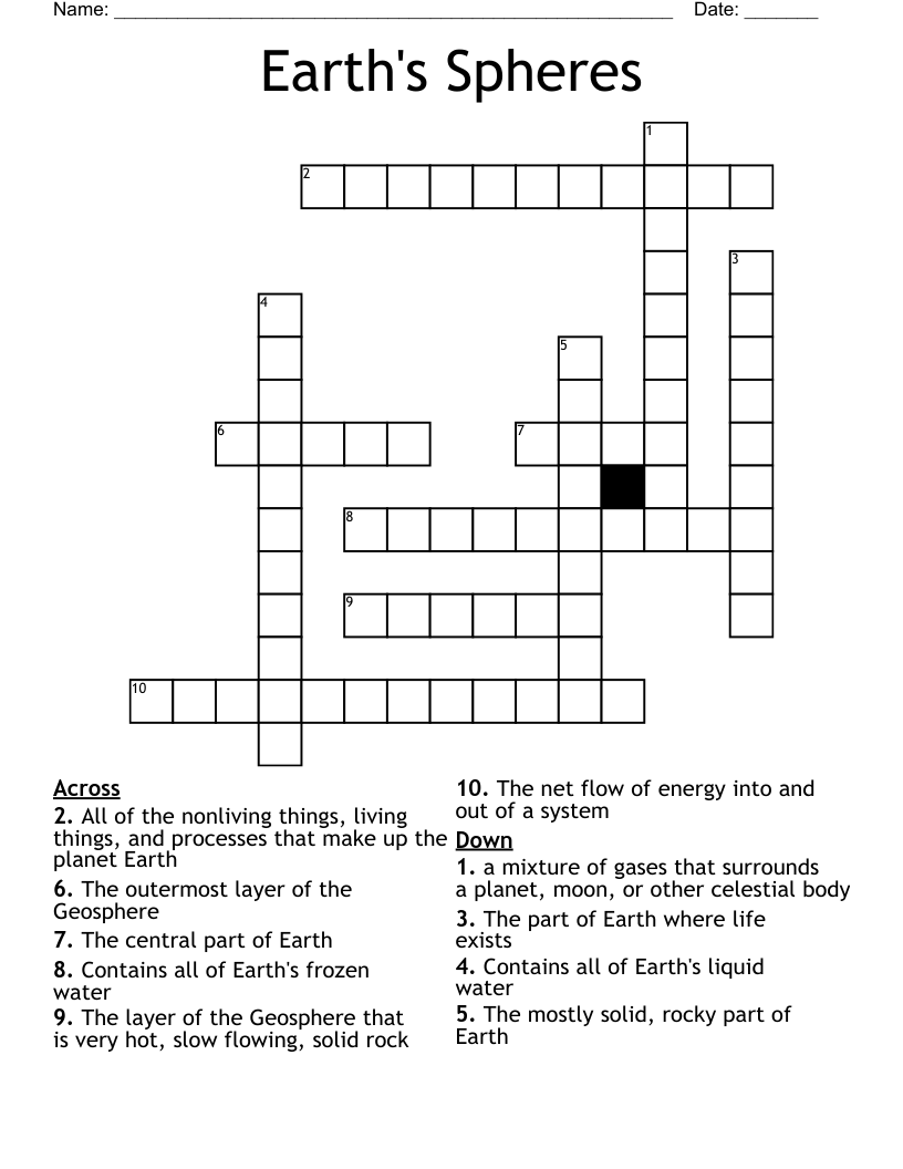 crossword sphere