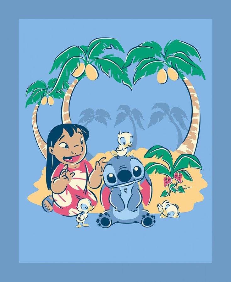 fabric lilo and stitch