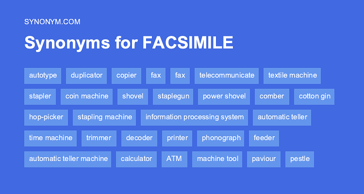 facsimile synonym