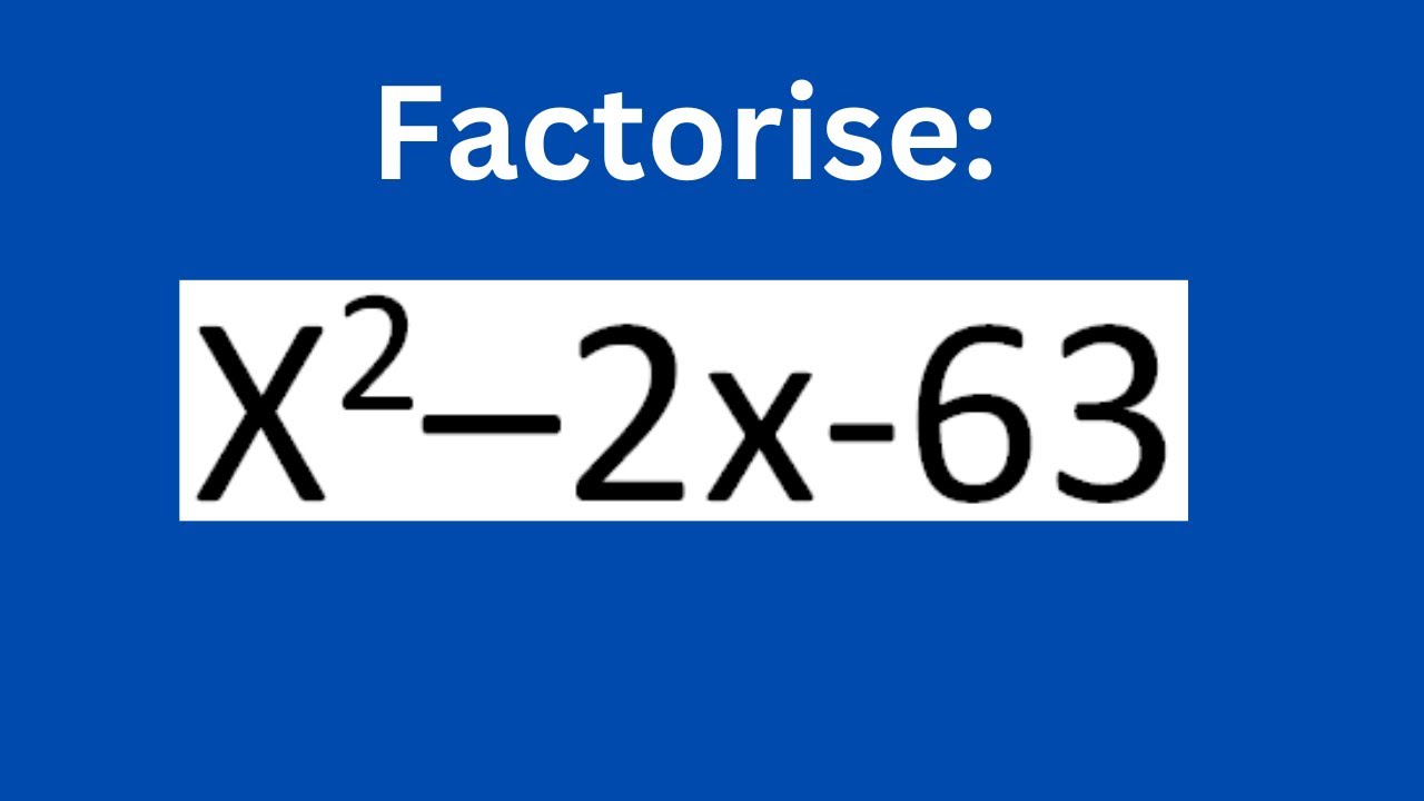 factorise x 2 2x