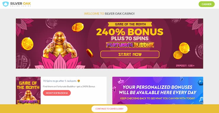 silver oak casino no deposit bonus